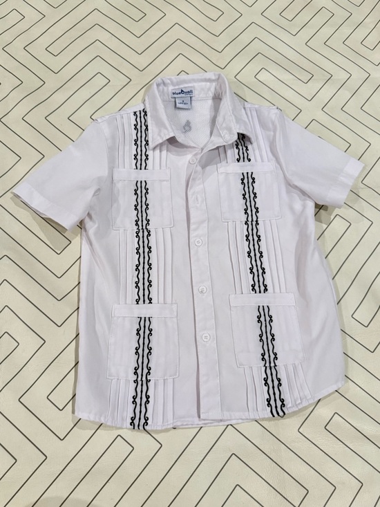 Blue Quail Other - Blue Quail White Guayabera Fishing Shirt